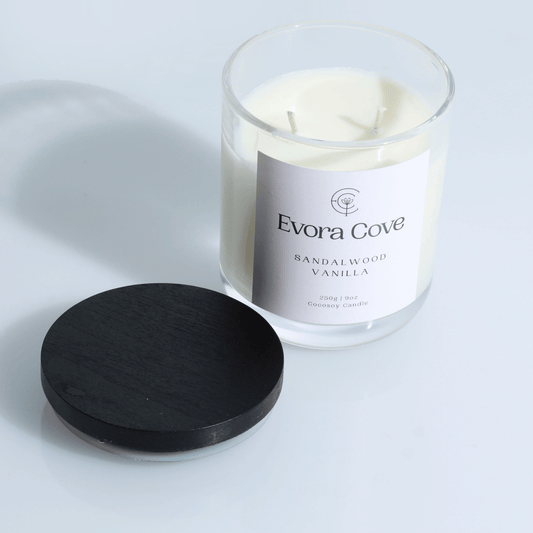 Large Sandalwood Vanilla Candle