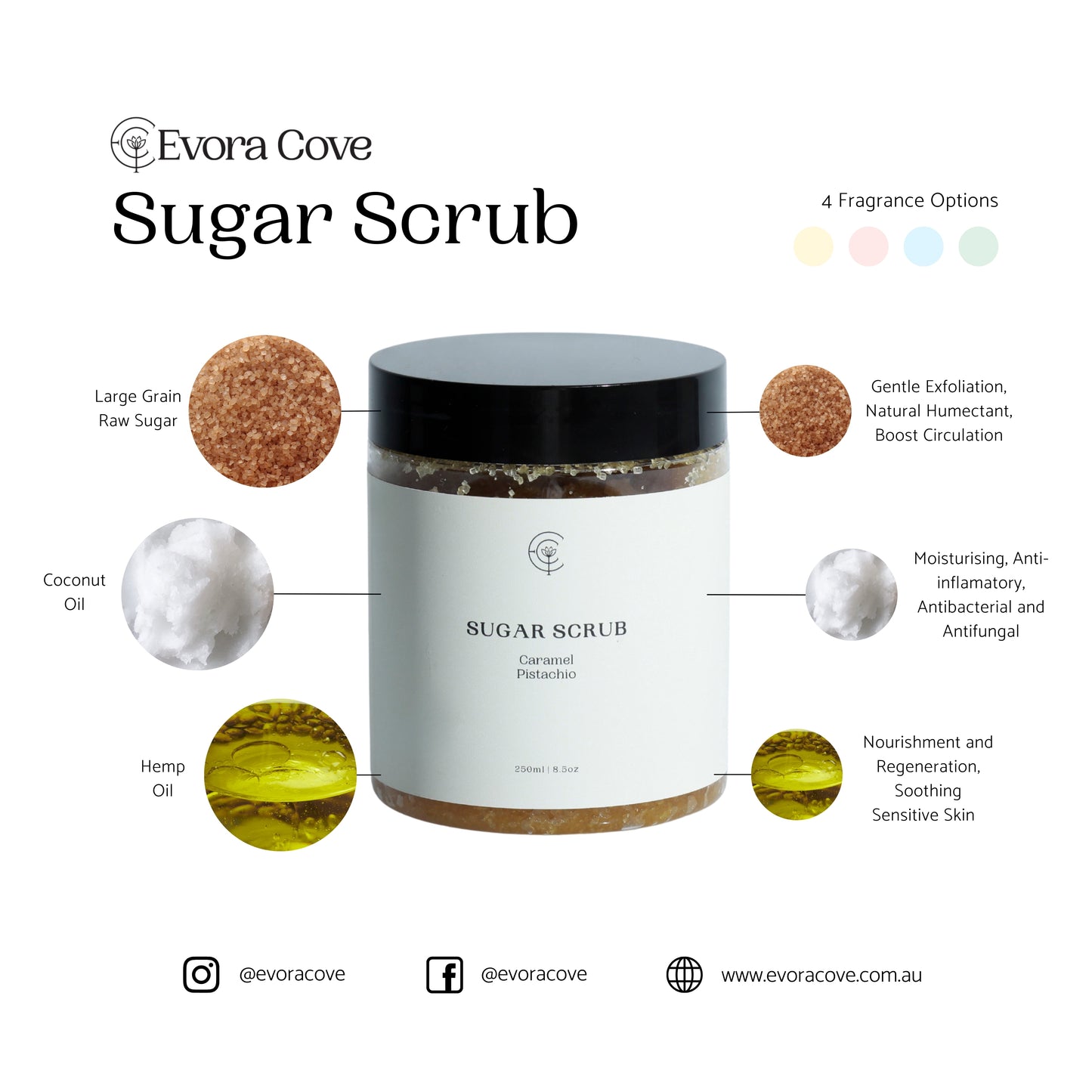 Caramel Pistachio Sugar Scrub